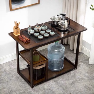 【茶桌】茶臺泡茶桌移動茶車移動家用小型茶桌小茶臺客廳茶幾沙發邊幾矮茶車功夫茶具泡茶桌