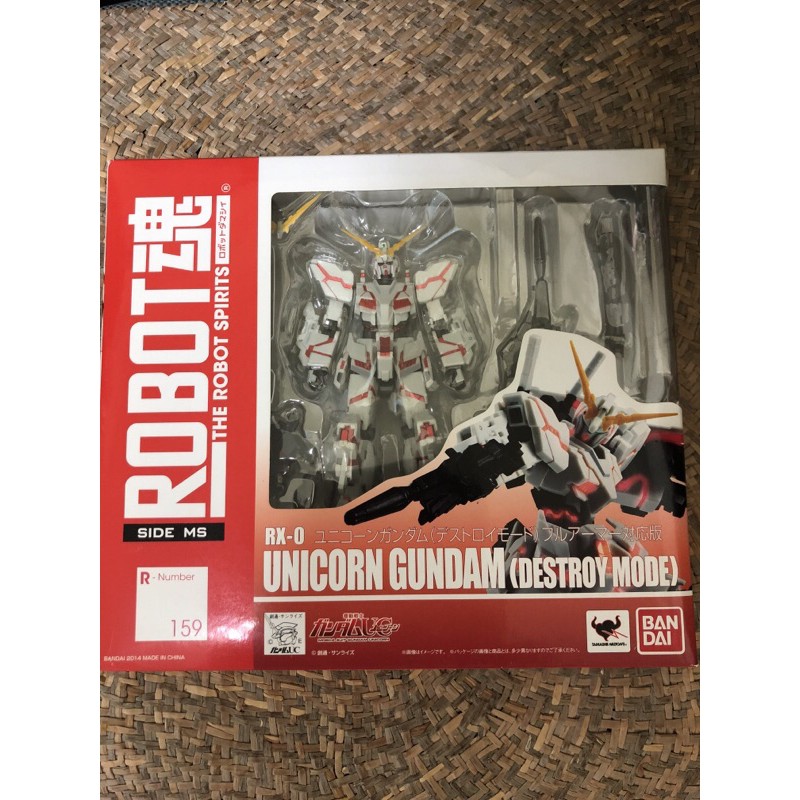 全新未拆 robot魂 獨角獸 159 fa對應 非 mg rg pg 覺醒 全武裝 nt metal build 異端