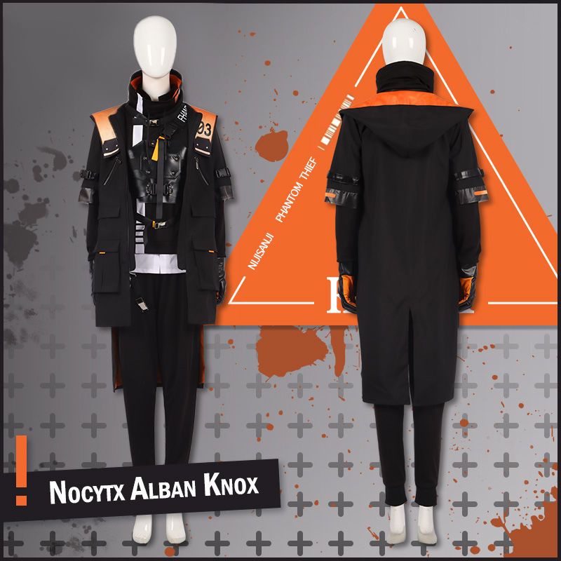 *BABY.彩虹社cos服Nocytx Alban Knox cosplay服裝套裝男