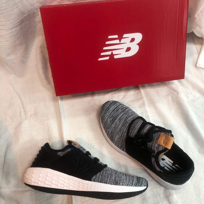 NEW BALANCE MCRUZKW2 慢跑鞋 灰 黑 白 襪套 編織 男