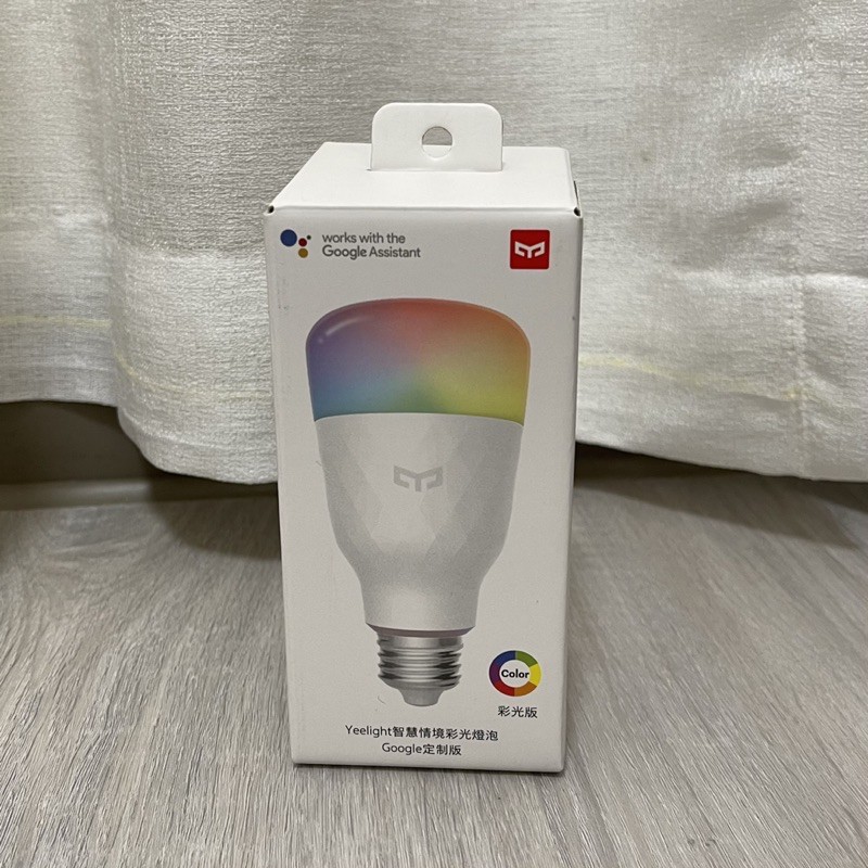 🔥全新小米 Yeelight 智慧情境彩光燈泡 Google 定製版 E27 8.5W YLDP13AYL 米家