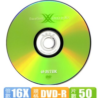 『俗俗的賣』錸德RITEK 16X DVD-R 50 片裝
