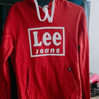 （二手）Lee 紅色連帽上衣