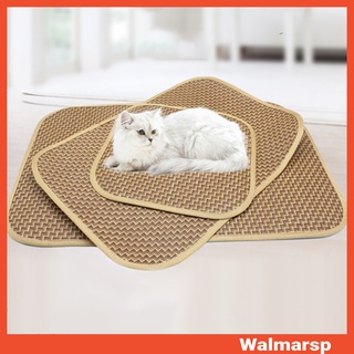【Wal】寵物貓狗床墊夏季降溫睡墊舒適草竹墊