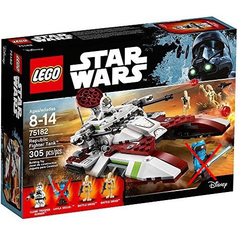 拆賣樂高 LEGO 75182 星際大戰 共和國攻擊坦克