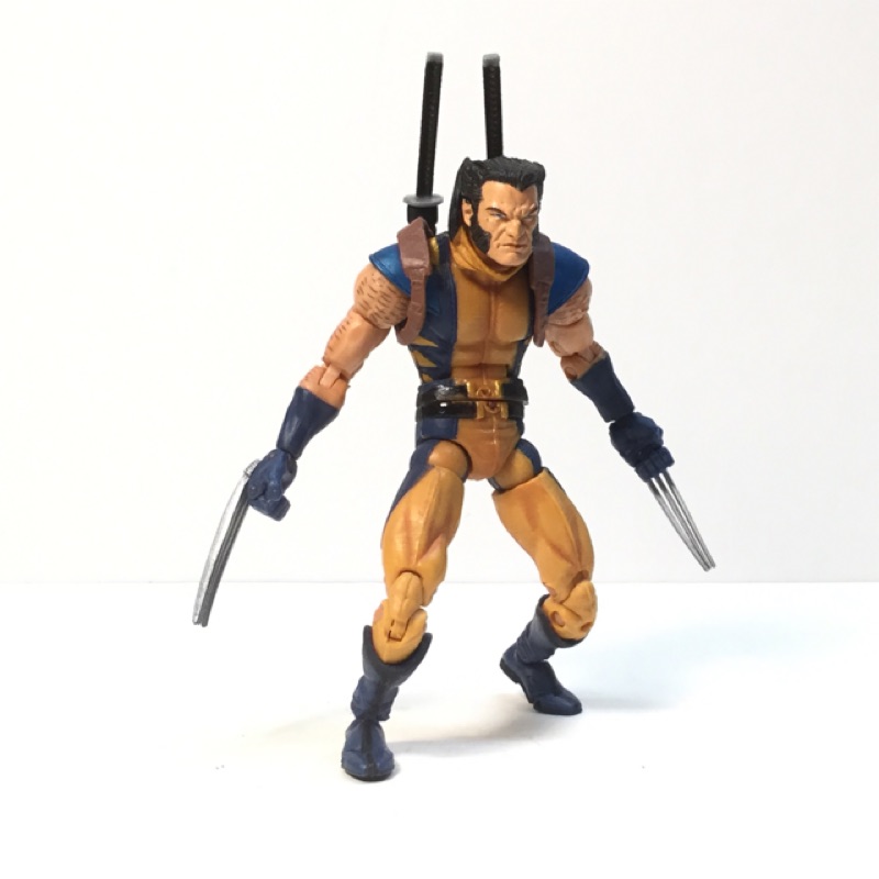 2006 toybiz 脫帽金鋼狼+死侍武士雙刀 marvel legends