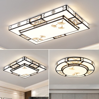 🔥免運費🔥客廳燈 燈具 現代簡約大氣大廳主燈大燈新中式led吸頂燈 LED吸頂燈 客廳餐廳燈 房間燈 書房燈