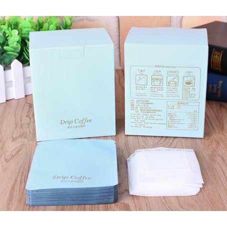 咖啡內外袋 耳掛咖啡袋 濾掛咖啡袋   掛耳式咖啡濾紙(內袋 +外袋各10個+10入包裝外盒1個  濾紙 濾掛