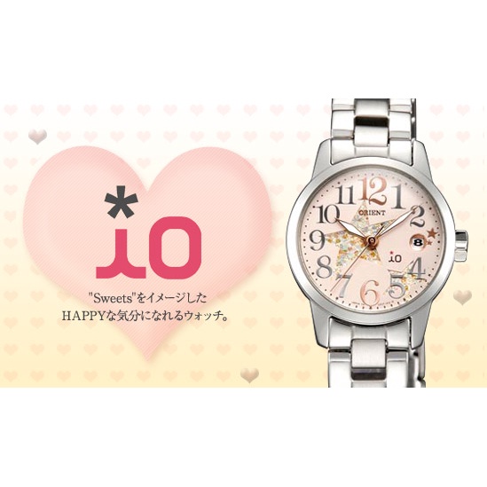 現貨免運🔥【ORIENT日本東方】星願甜蜜女錶 iO系列 日本雜誌款 全不鏽鋼錶 WI0101SZ