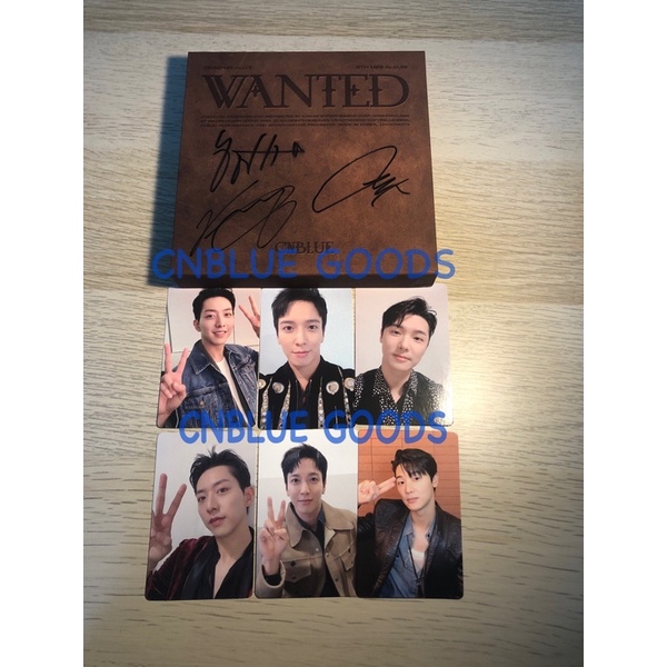 CNBLUE 9TH MINI ALBUM［WANTED] 簽名專輯ALIVE ver.+ 特典卡6張