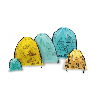 【特價優惠】 Jack Wolfskin 飛狼輕旅五件收納袋組 旅行袋 旅行用品 【JW-517】臺中星光電玩