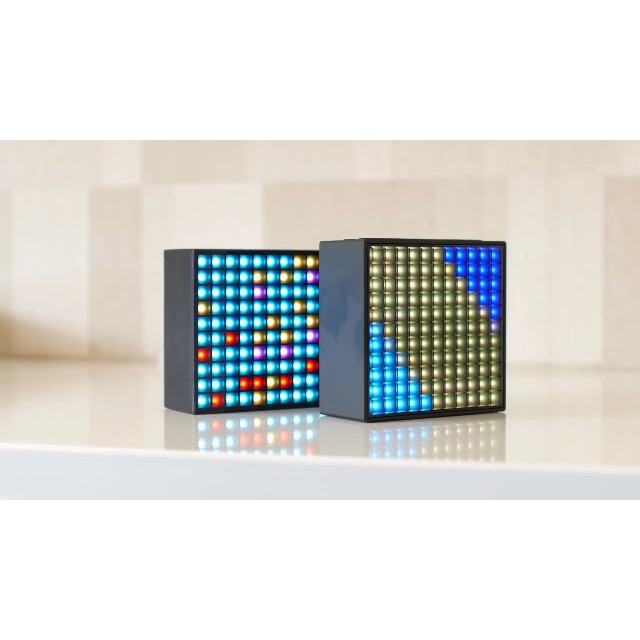 Divoom Timebox-MINI 原裝行貨 藍芽LED喇叭 多功能 鬧鐘 音響 電子相框 免持通話/黑色