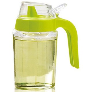 妙管家 多功能玻璃壺 320ml HK-0346 黃色 油壺 調味罐 醬油罐