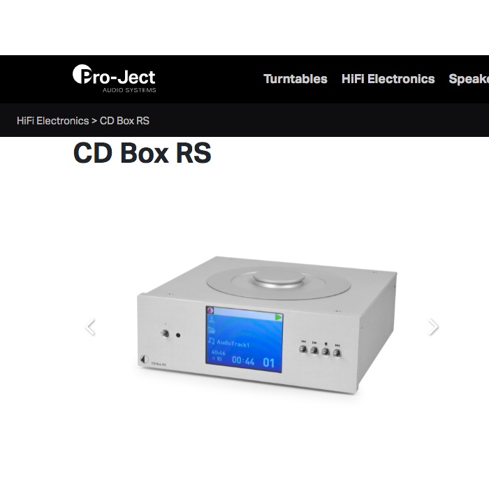 [沐耳]奧地利 Pro-Ject 兩件式 CD/SACD 播放機 + DA： CD BOX RS+ DAC BOX RS