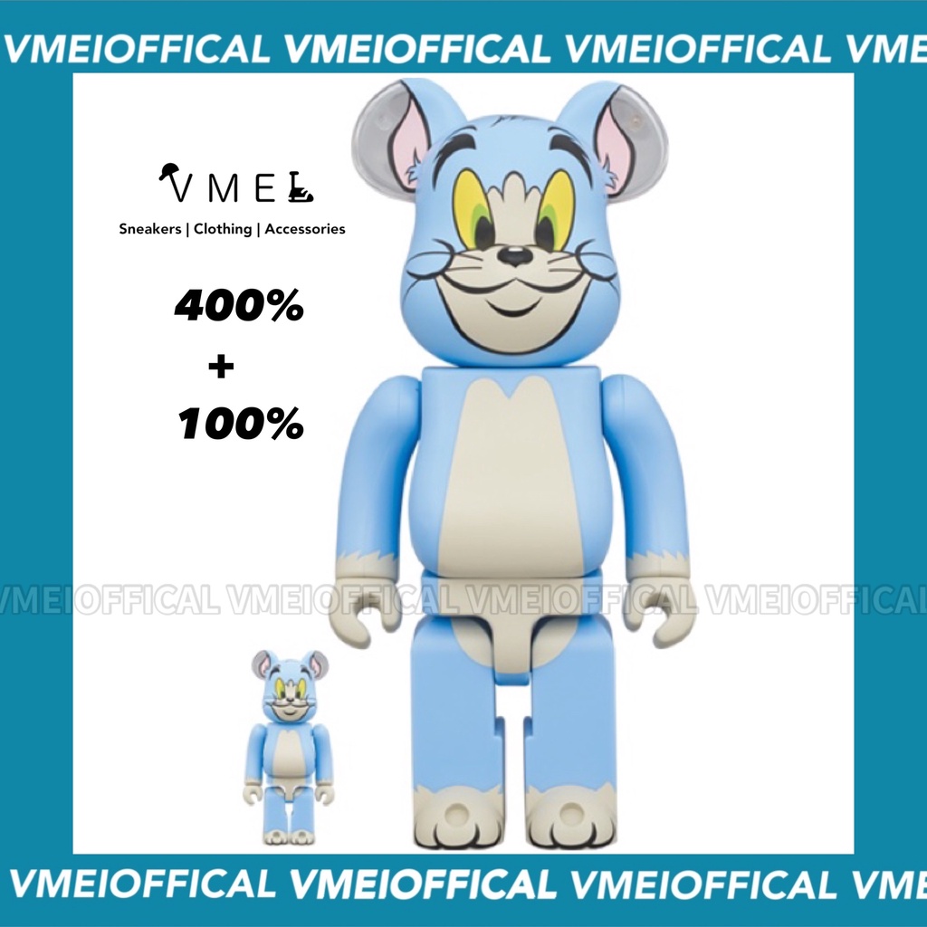 【VMEI】BE@RBRICK TOM&amp;JERRY 湯姆貓 400%+100% 庫柏力克熊 2023/01 預購