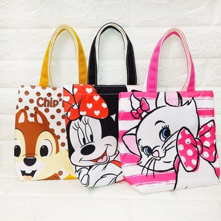 正版 迪士尼 手提袋 便當袋 奇奇蒂蒂 米奇米妮 瑪麗貓 台灣製 購物袋 手提包 外出袋 卡通餐袋 野餐袋 Disney