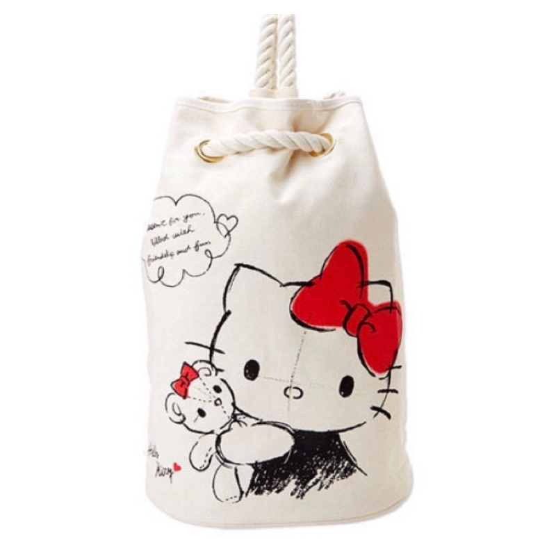 Sanrio Kitty麻繩背袋