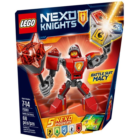 磚家 LEGO 樂高 70363 Nexo Knights 未來騎士 Macy 梅西戰鬥裝甲 無盒 無書 無貼紙