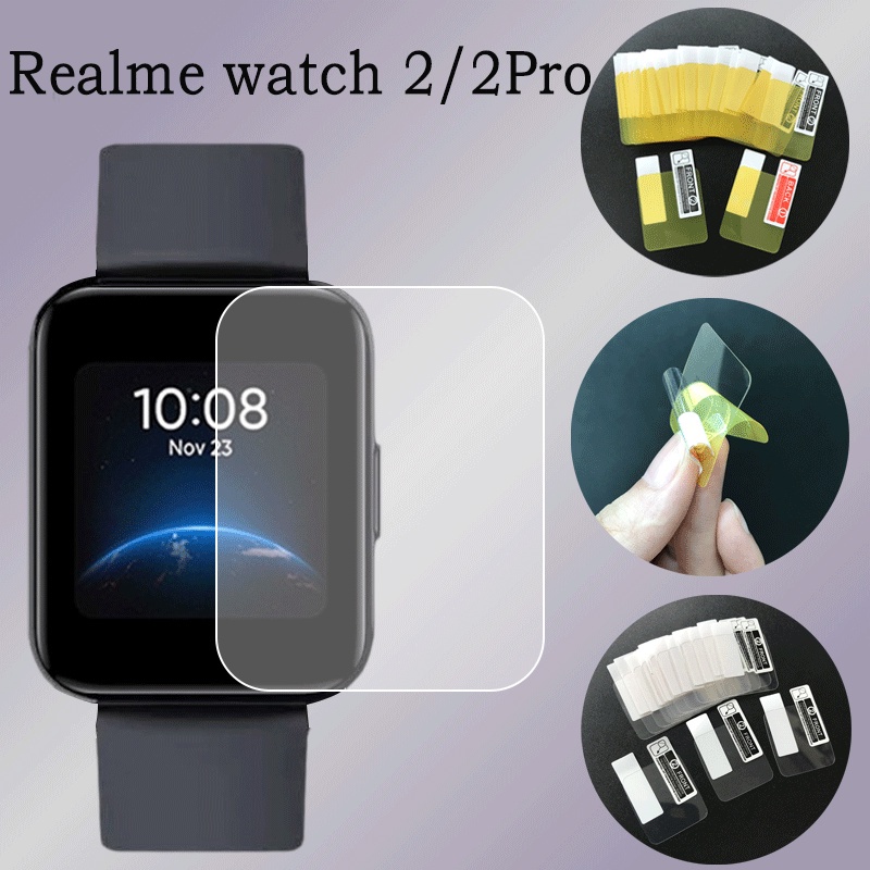 適用realme watch 2 pro手錶保護貼  高清全屏TPU水凝軟膜 非鋼化膜 Realme watch防爆貼膜