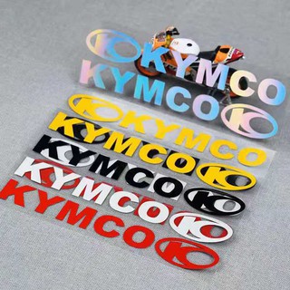 KYMCO光陽LOGO反光貼紙 標誌鐳射反光貼紙 機車電動車腳踏車反光貼紙 反光防水貼紙 改裝配件車貼膜 機車裝飾貼紙