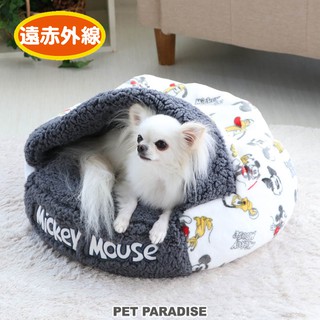 貝果貝果 日本 PetParadise 米奇保暖可拆式睡袋/睡墊 [H132]