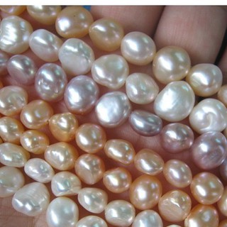 3-7-8- 9-10 10-11毫米天然淡水珍珠 異形珍珠 不規則珍珠 半成品ahq