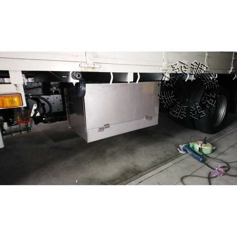 3.5t側掛式工具箱 三菱FUSO TOYOTA HINO貨車專用!工具箱標準型白鐵304置物箱不鏽鋼防水電器