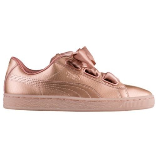 【小八】Puma Basket Heart W Copper Rose 玫瑰金 緞帶 365463-01