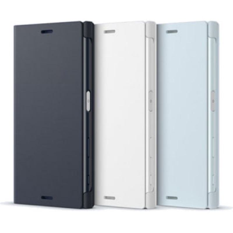 sony x compact SCSF20 側掀時尚原廠皮套（黑）