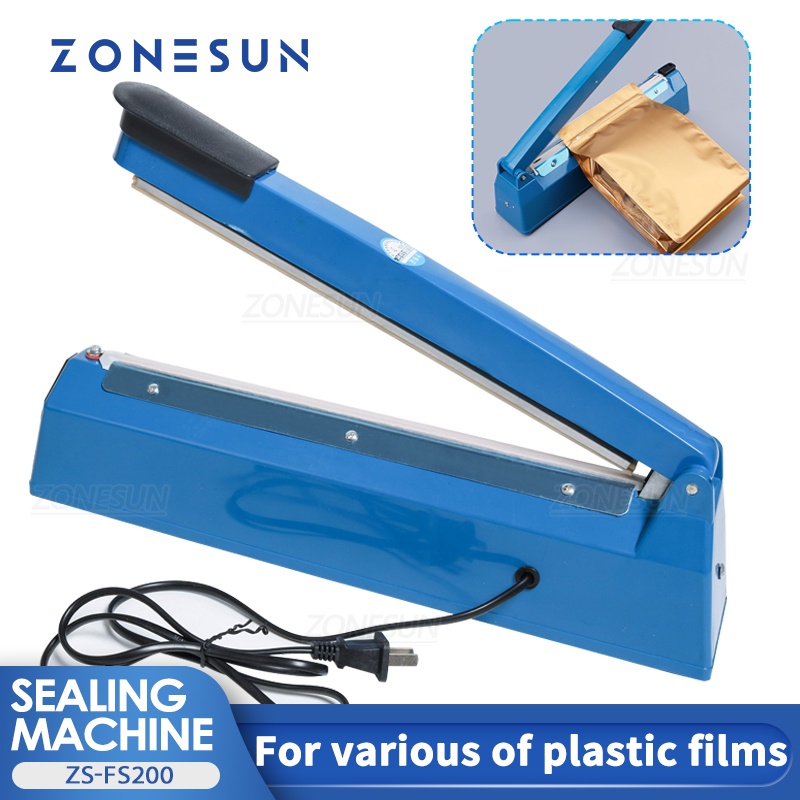 Zonesun ZS-FS200手衝封口機塑料袋封口機塑料袋熱封機供應