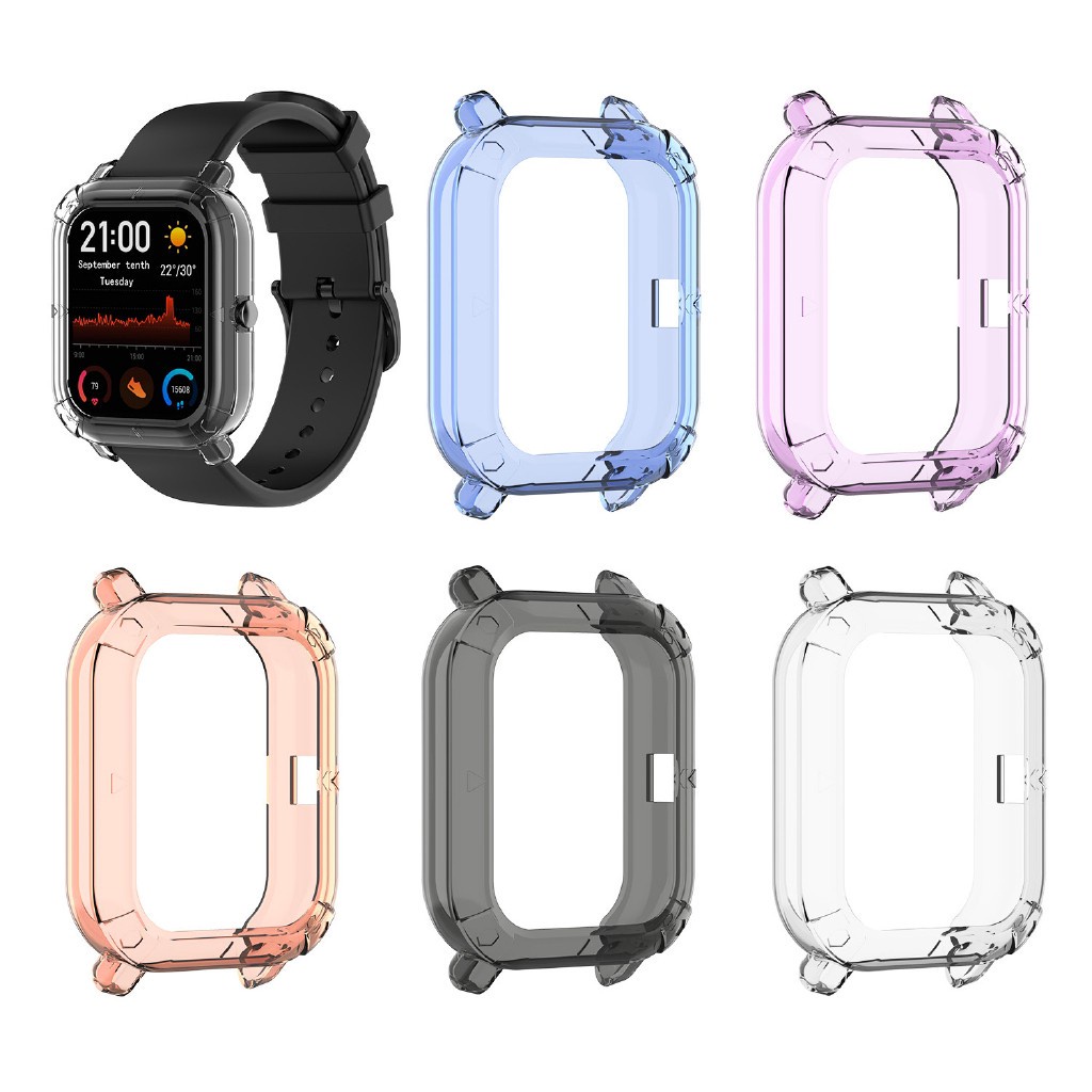 適用於小米邊框 Huami Amazfit Gts 替換 TPU防摔防刮保護套 軟殼 Amazfit GTS運動手錶錶殼