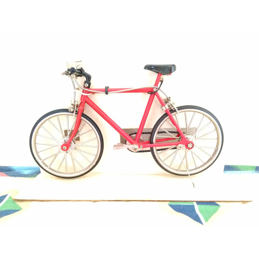 🎁【現貨×可刷卡×精品模型收藏】1:10 可活動式轉動 迷你單車模型 自行車模型 腳踏車模型 登山車模型 玩具模型精品