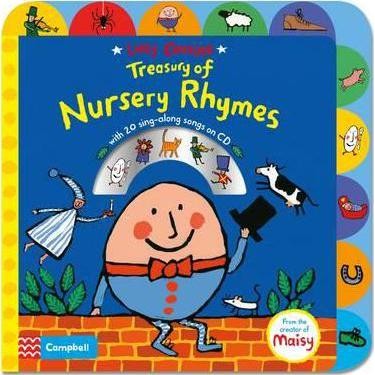 全新 現貨 Lucy Cousins Treasury of Nursery Rhymes (1硬頁+1CD)