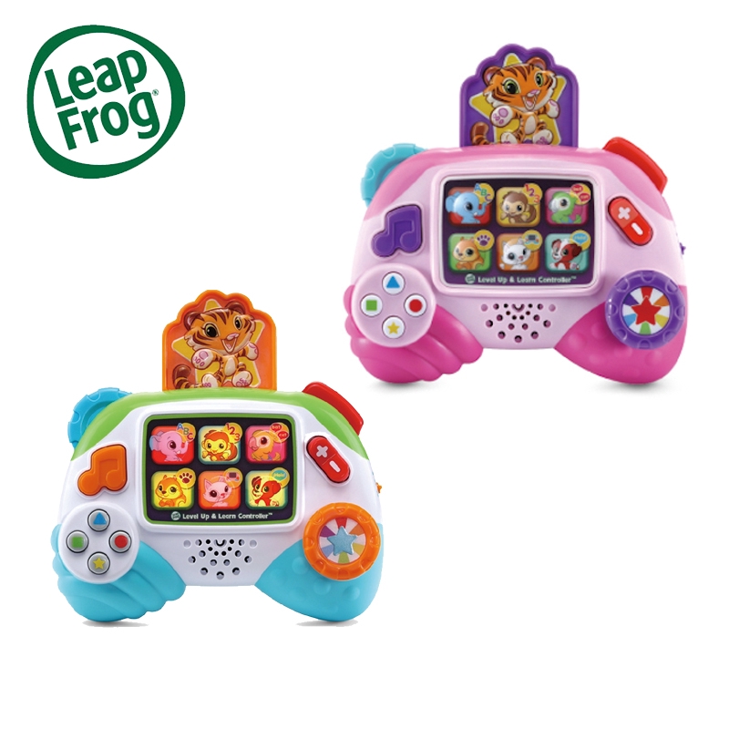 LeapFrog 跳跳蛙 動物遊戲機(粉/藍) 全英玩具-米菲寶貝