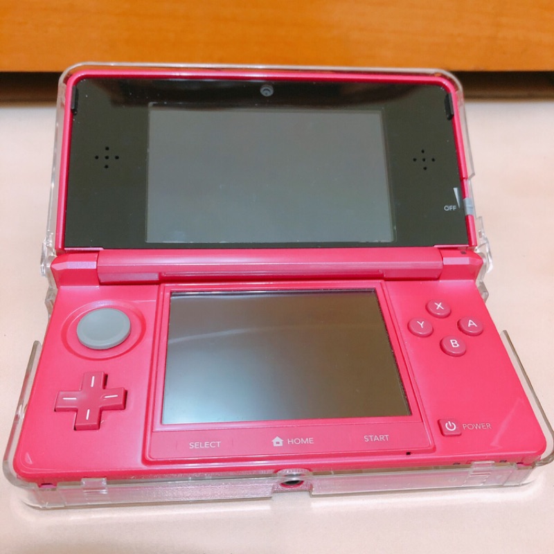3DS 主機 現貨二手 珠光桃紅(港臺規) Shimmer Pink 小台 非大台LL 附外盒 16G卡 主機包 充電線