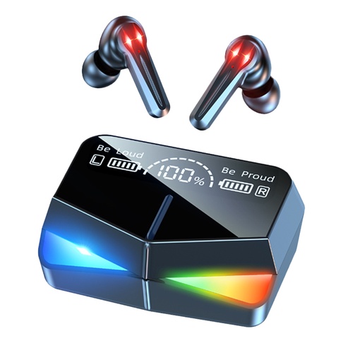 M28 電競專用藍芽耳機 5.1藍芽 降躁通話 360度立體環繞音效 音樂/遊戲模式互切 雙色RGB呼吸燈 耳機