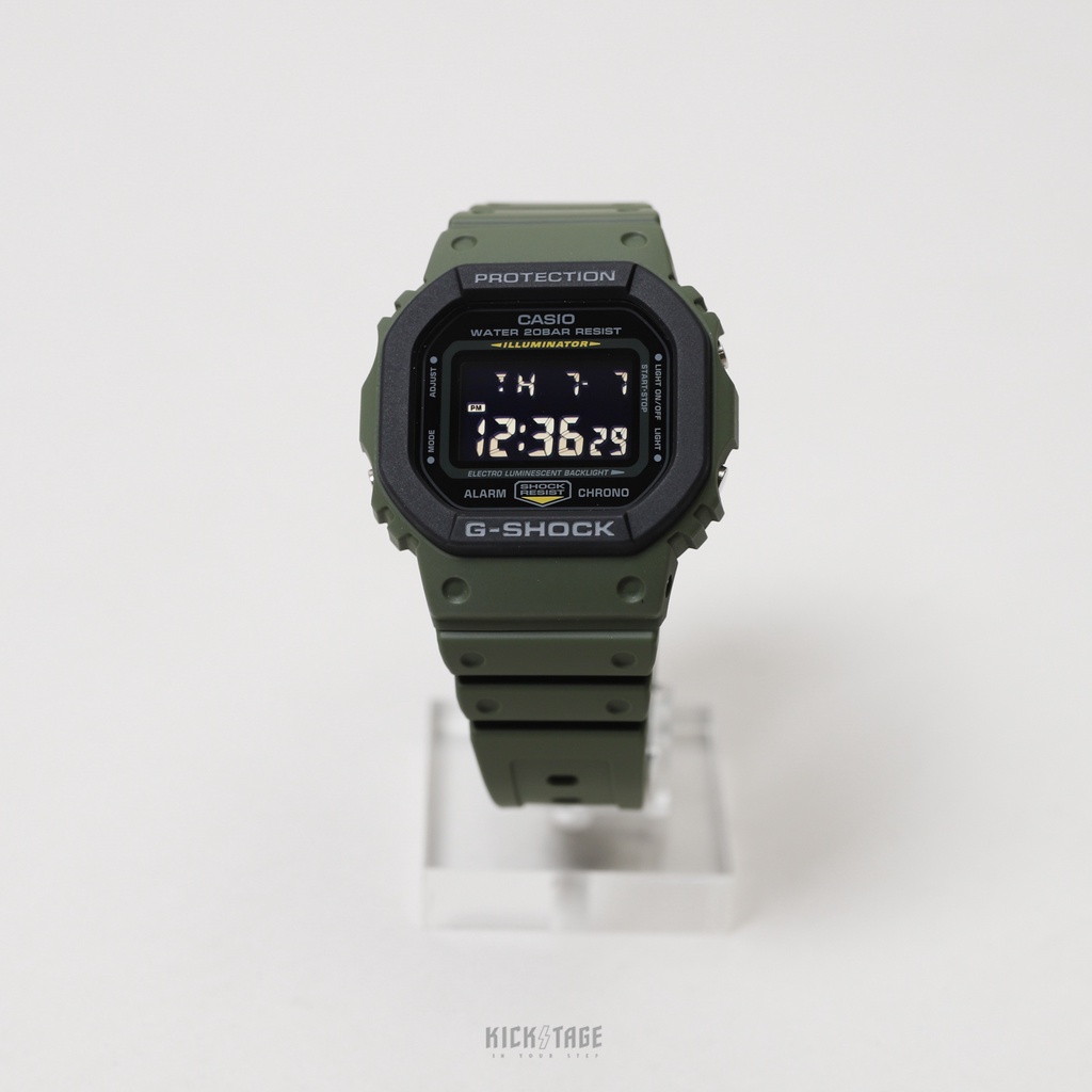 CASIO DW-5610SU-3DR G-SHOCK 軍綠黑 街頭軍事 電子錶 卡西歐 手錶【DW5610SU3DR】