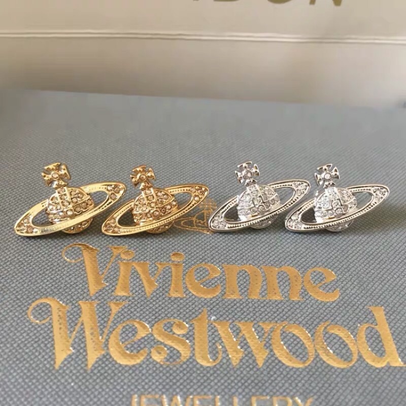 🖤現貨 Vivienne Westwood 代購 薇薇安魏斯伍德 土星耳環 土星耳針 經典款 耳環 耳針 飾品