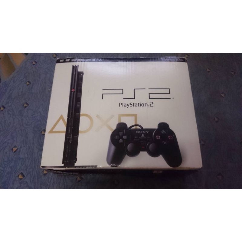 Playstation 2 SONY PS2 薄機盒裝 木炭黑SCPH-75007