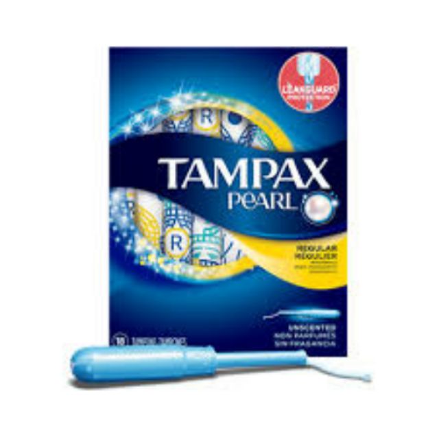 tampax pearl regular 18入