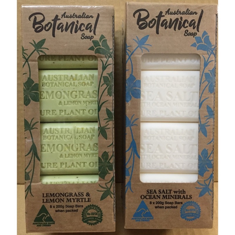 [現貨]好市多 Costco熱賣 澳洲製植物精油香皂 單顆200克 羊奶 海鹽 茶樹鼠尾草  植物精油香皂 澳洲 香皂