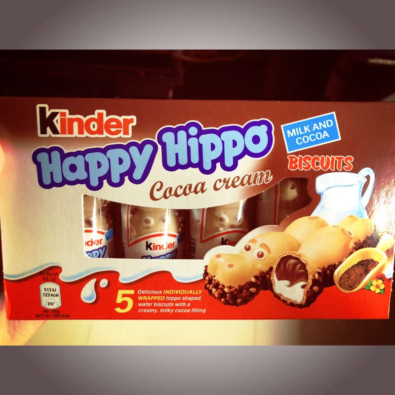 健達快樂河馬巧克力 Kinder Happy Hippo