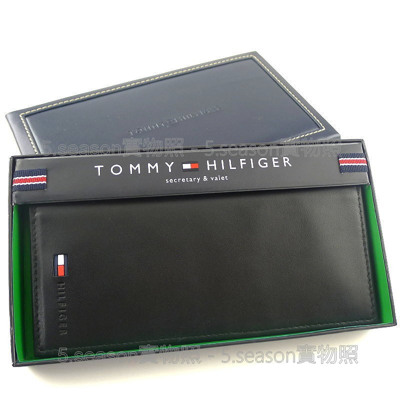 🇺🇸TOMMY專櫃正品🇺🇸美國TOMMY HILFIGER 專櫃購入 真皮 長夾 禮盒 男生 皮夾 男用