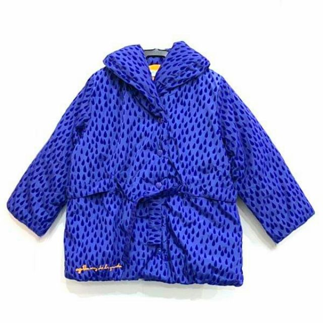 🎉超低價🎉西班牙設計師品牌 Agatha Ruiz de la Prada  兒童防潑水藍雨滴外套