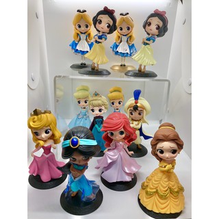 迪士尼公主 愛麗絲 白雪公主 睡美人 奧蘿拉 茉莉 愛麗兒 貝兒 艾莎 安娜 阿拉丁 灰姑娘 公仔 QPOSKET 正版