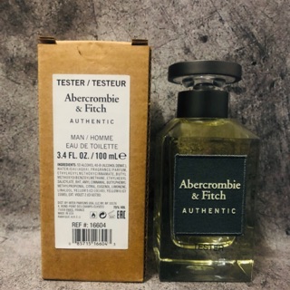 ~歐巴&歐尼~Abercrombie & Fitch Authentic a&f真我男性淡香水 100ml tester