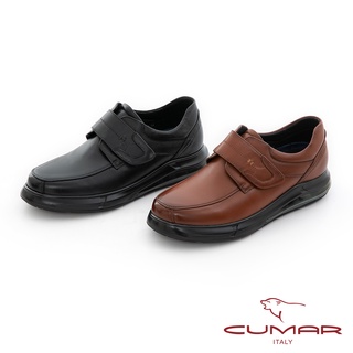 【CUMAR】商務通勤 舒適百搭休閒皮鞋