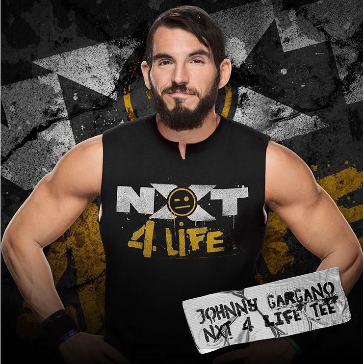 [美國瘋潮]正版 WWE Johnny Gargano NXT 4 Life T-shirt NXT態度精神款衣服特價中