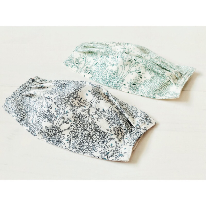 日本棉紗布+日本二重紗～小綠樹🌿手作口罩套