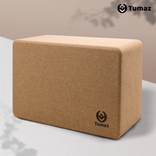 Tumaz月熊/高密度70D軟木瑜珈磚 775g 一入 高質感天然環保 瑜伽磚 抗壓止滑磚 專業支撐輔具 免運臺灣現貨